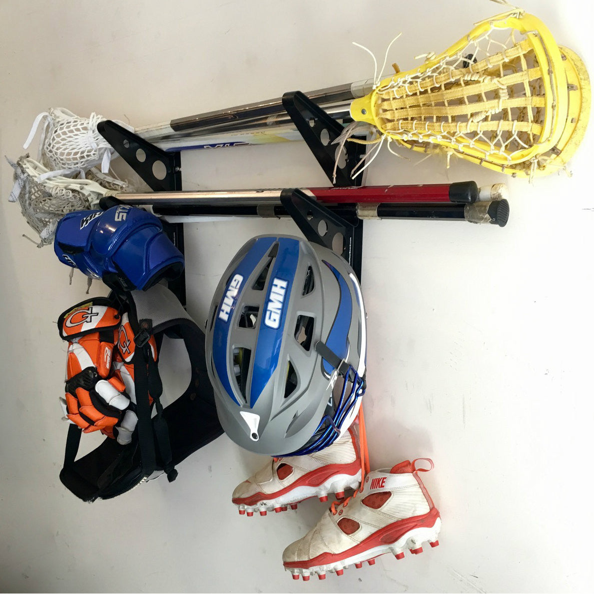 lacrosse stick wall rack