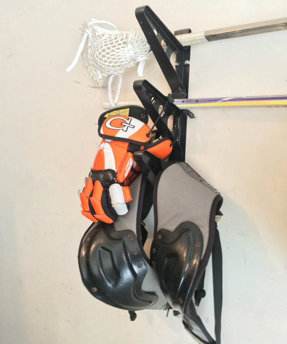 lax stick wall rack