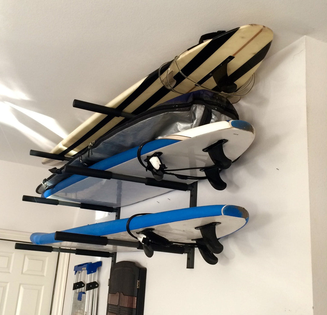 surfboard garage storage rack multiple boards
