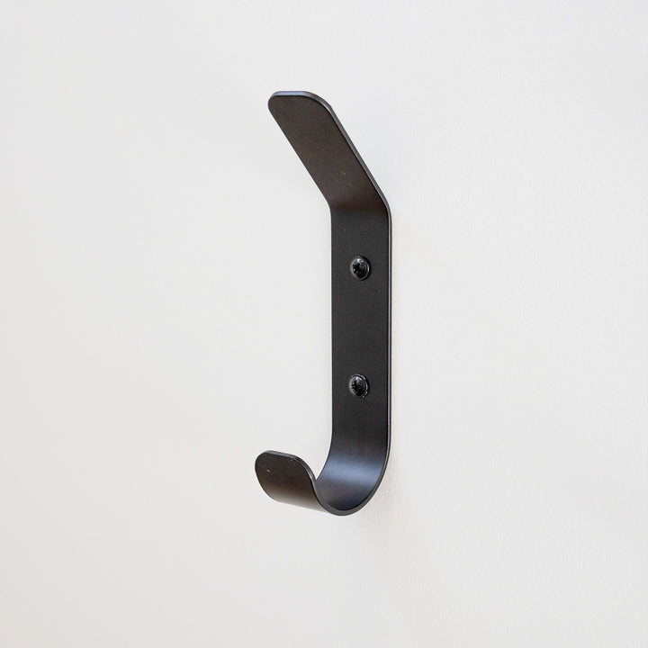 black multipurpose wall hooks dual-sided