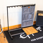 wooden guitar stand