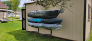 Outdoor Wall Rack |  46 Inch Adjustable Height | Kayak & SUP