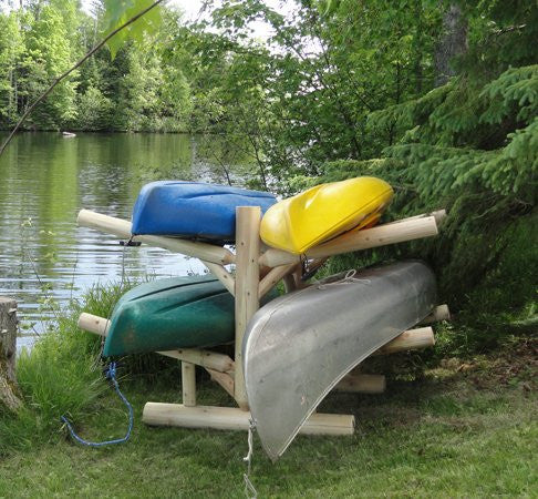 four kayak log rack
