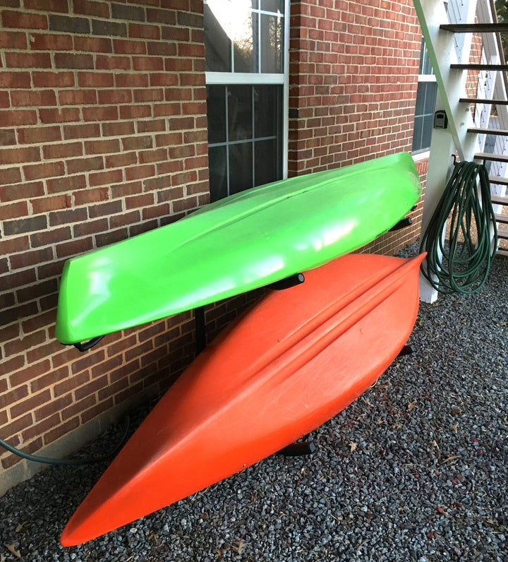 outdoor kayak home rack
