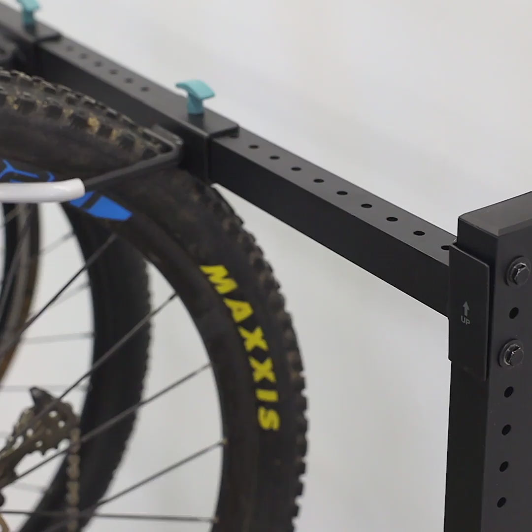 Load video: adjustable bike rack