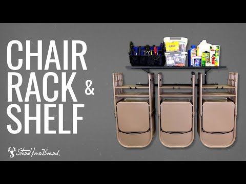 OUTLET | Adjustable Chair Rack With Shelf