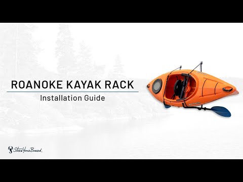 StoreYourBoard Kayak Storage Rack - Wall Mount Kayak Holder For Garage, Holds 100 Lbs With Protective Padding