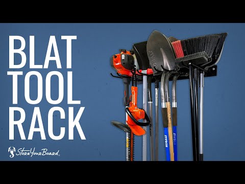 BLAT Tool Storage Rack | 2 Pack | Garage Organizer | Black