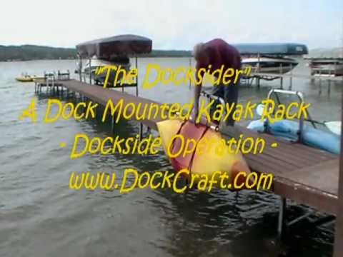 Kayak Dock Rack | Marine Dockside & Waterside Storage