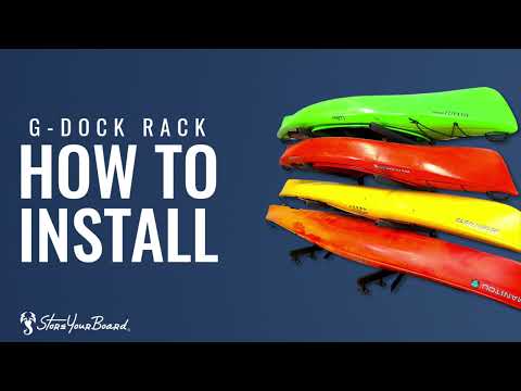 how to install teal triangle g-dock kayak rack