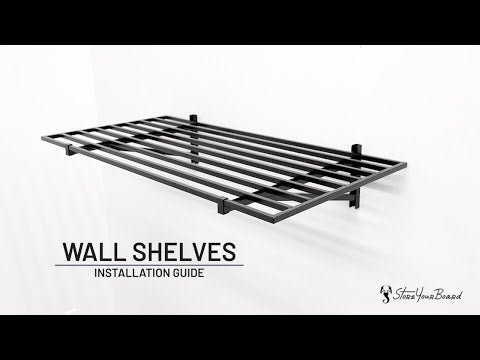 2x4 Garage Wall Shelves | 2 Pack | Industrial Grade