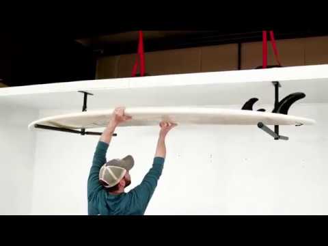 Surfboard Ceiling Storage Rack | Hi-Port 2 | Adjustable Overhead Mount