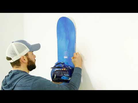 The Cinch | Floating Snowboard Wall Mount