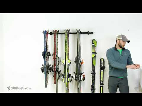 OUTLET | 10 Ski Wall Storage Rack | Adjustable System