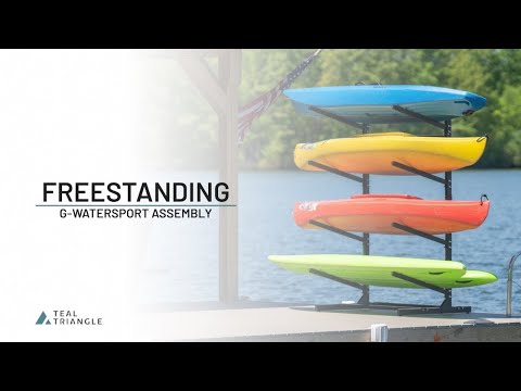 Teal Triangle Freestanding G-Surf & SUP | 4 Levels | Indoor-Outdoor
