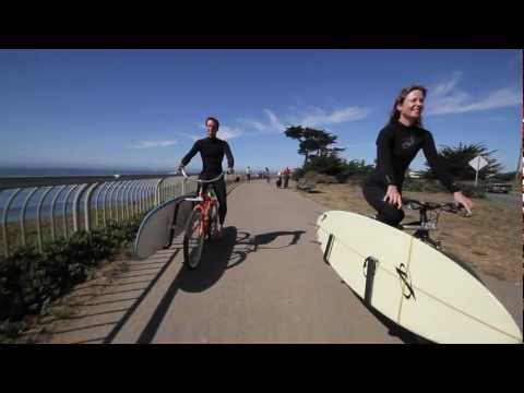 Longboard bicycle clearance rack