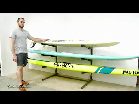 Freestanding Surfboard Floor Rack | 3 Surfboards