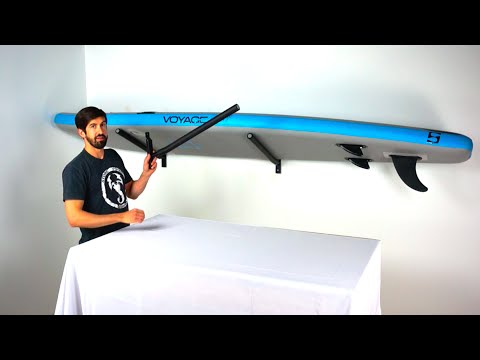 Large & Touring Paddle Board Wall Rack  | Removable Arms