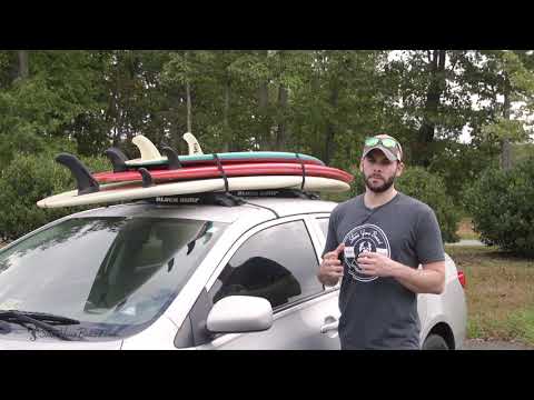 Wrap Rax Double Surfboard Car Rack | Universal Soft Rack
