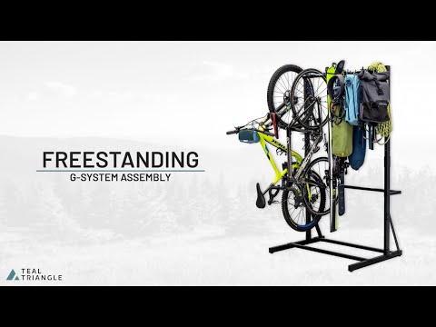 Teal Triangle Freestanding G-Bike | Bicycle Floor Rack – StoreYourBoard