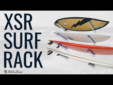 Surfboard Wall Mount Display Rack | Indoor Surf Storage