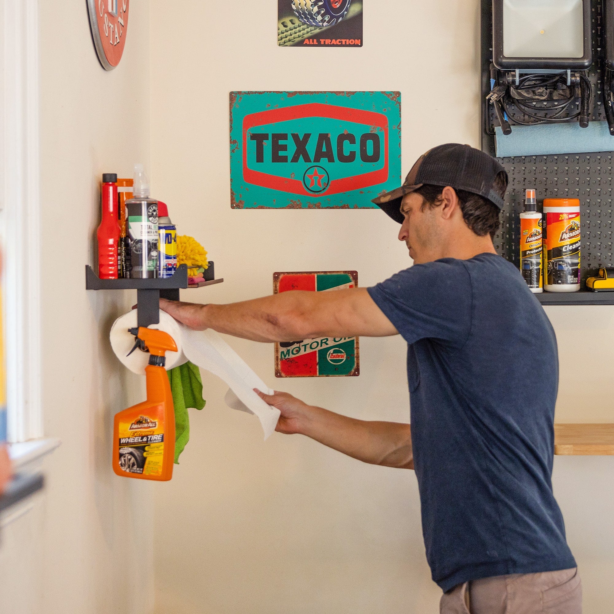 garage cleaning station