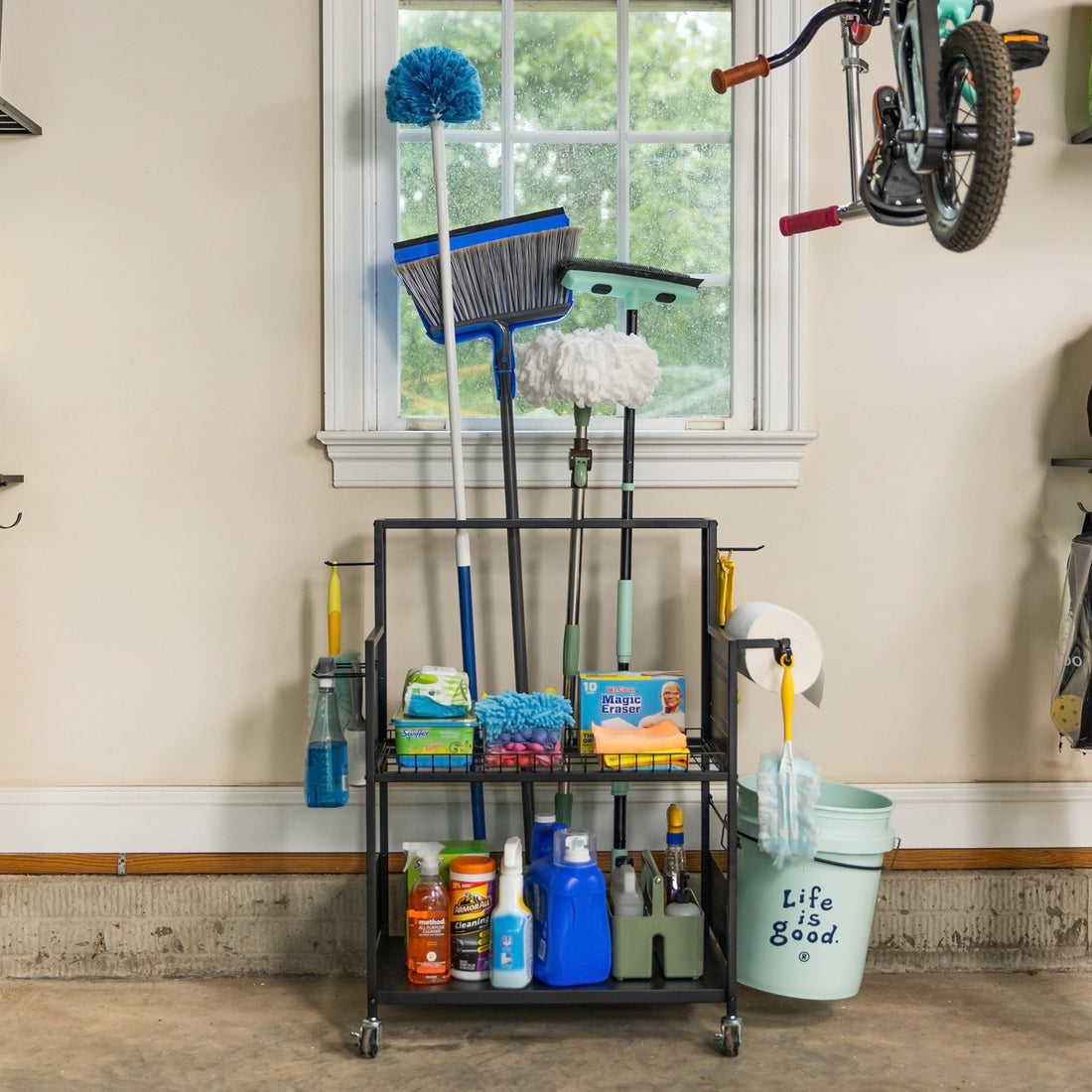 utility cart for garage storage