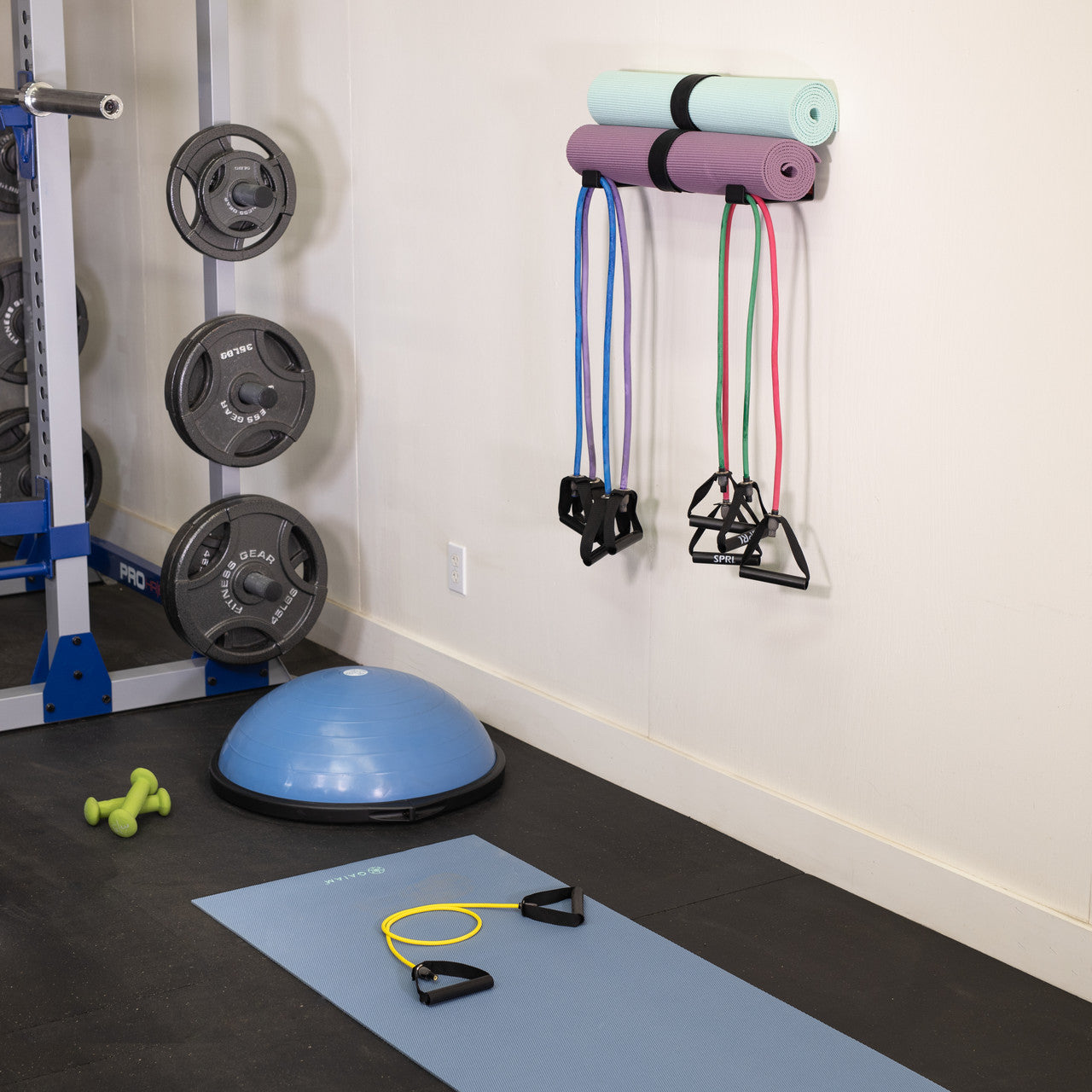 yoga mat rack