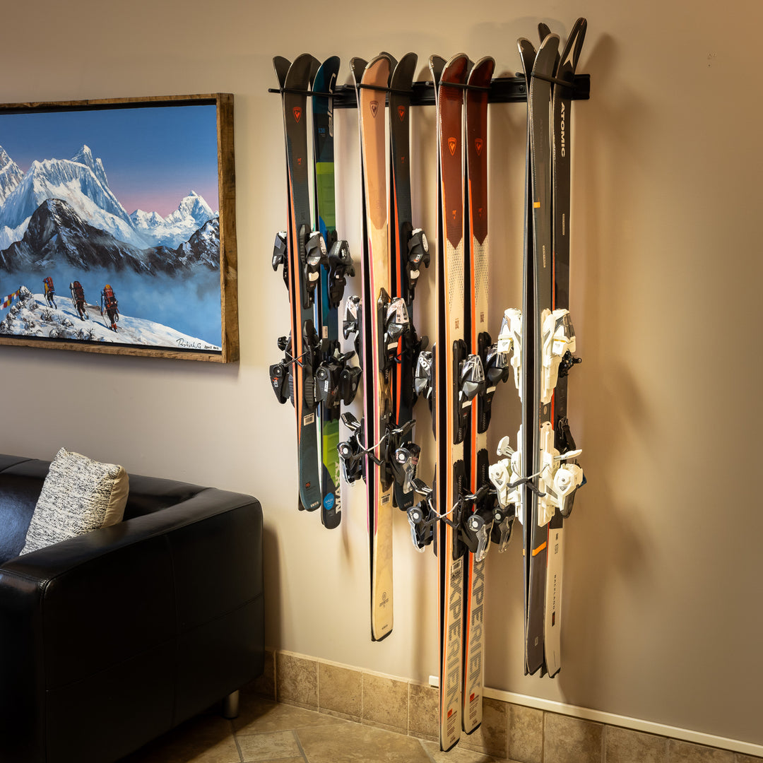 indoor ski rack