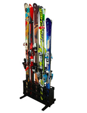 how to store your skis vertically