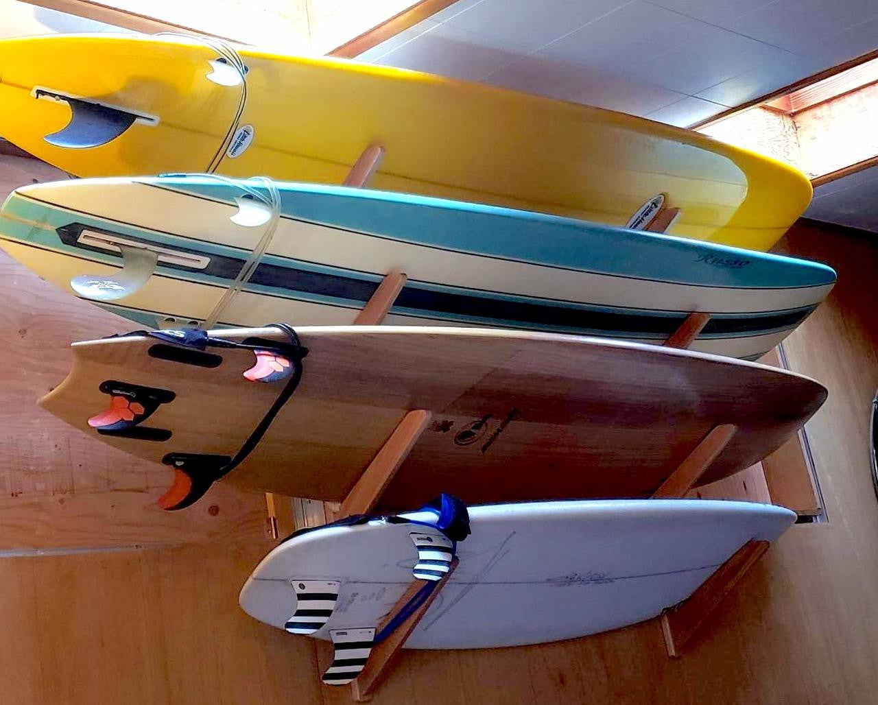 best garage surfboard storage