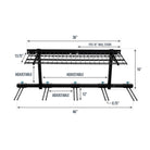 10 ski storage rack