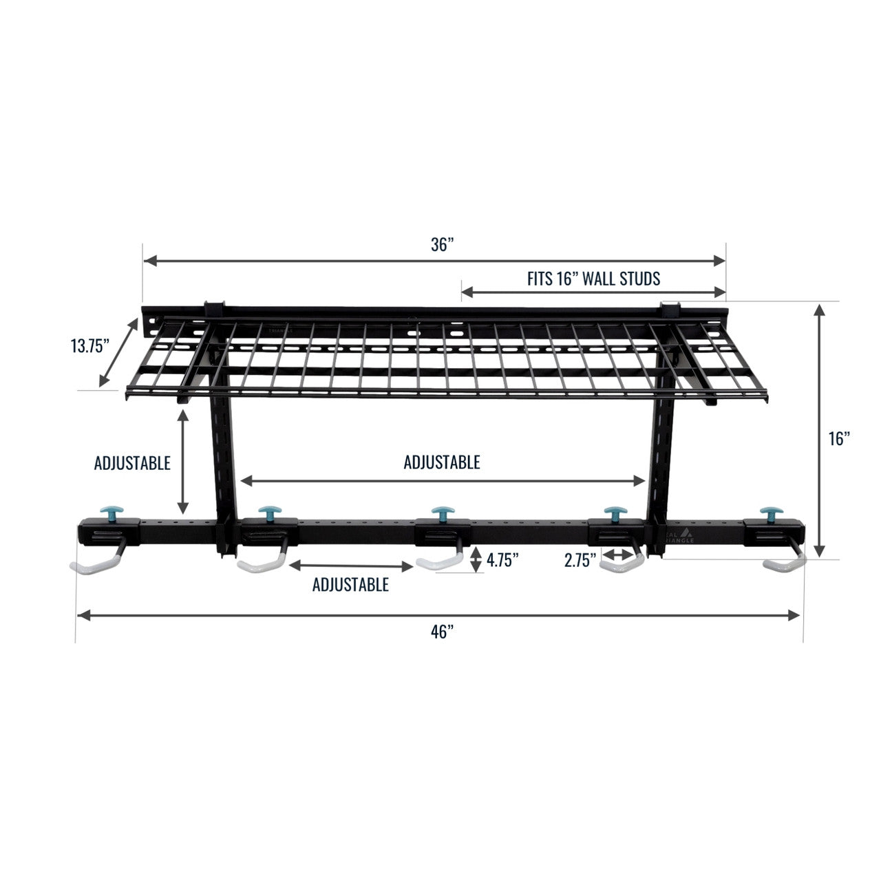 g-system bike rack with shelf