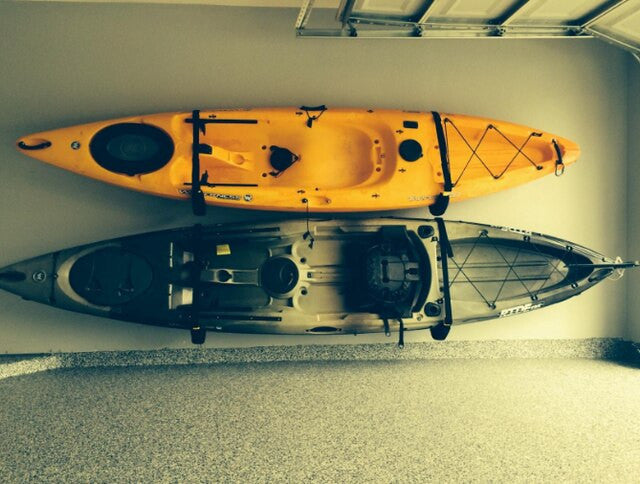 indoor kayak hanger