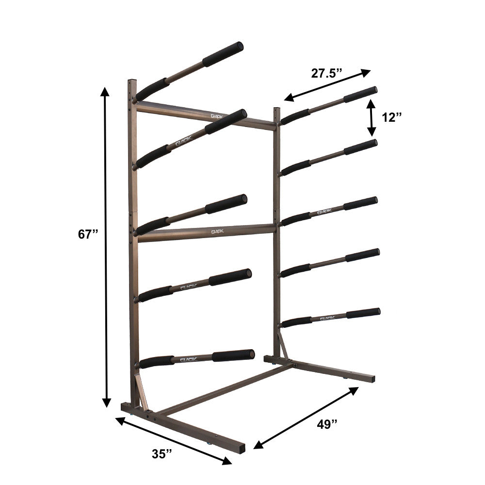 sup storage freestanding floor rack