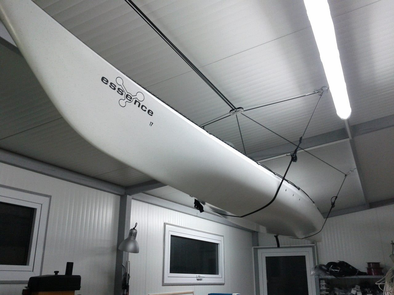 canoe garage lift kit