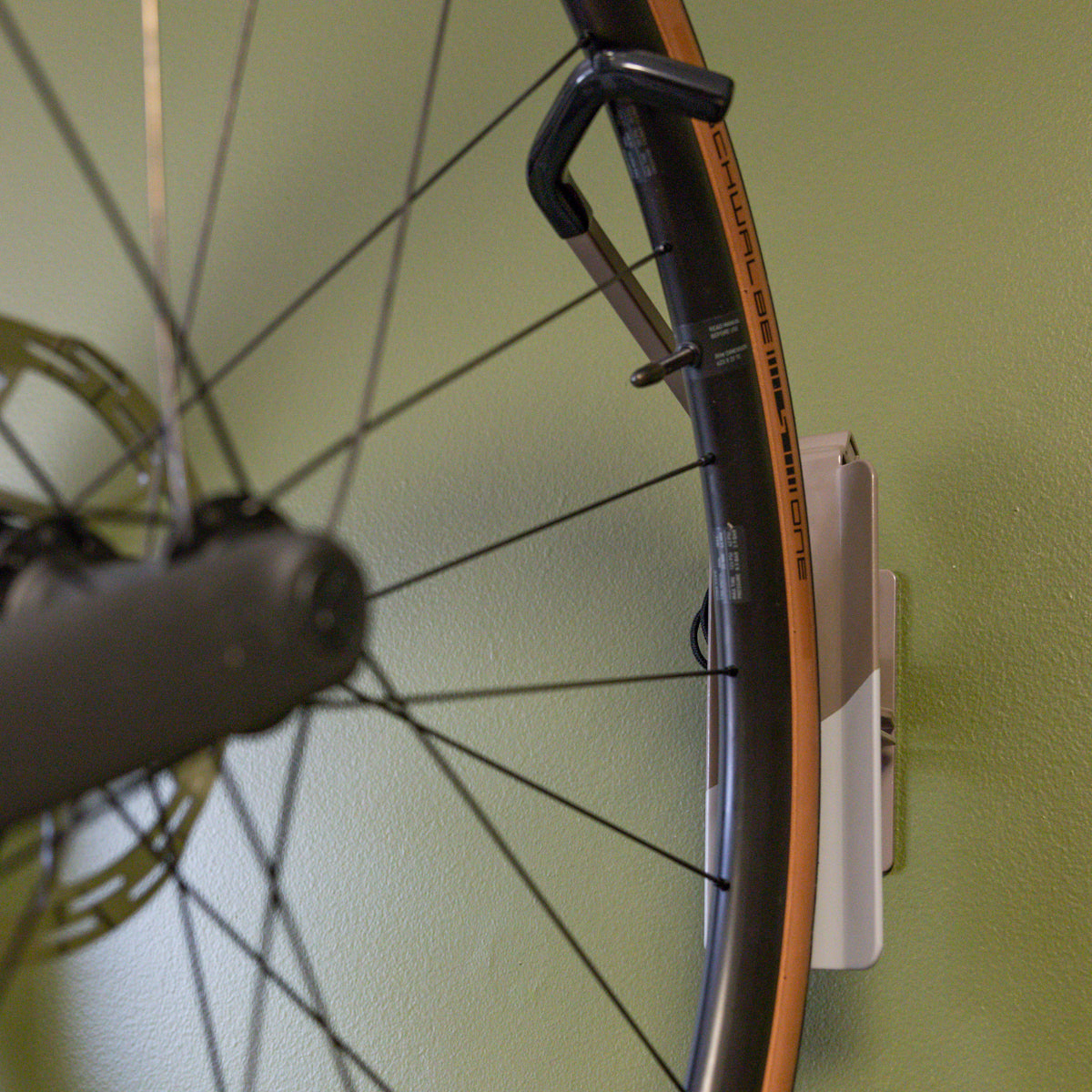 swivel mount bike rack wall hanger