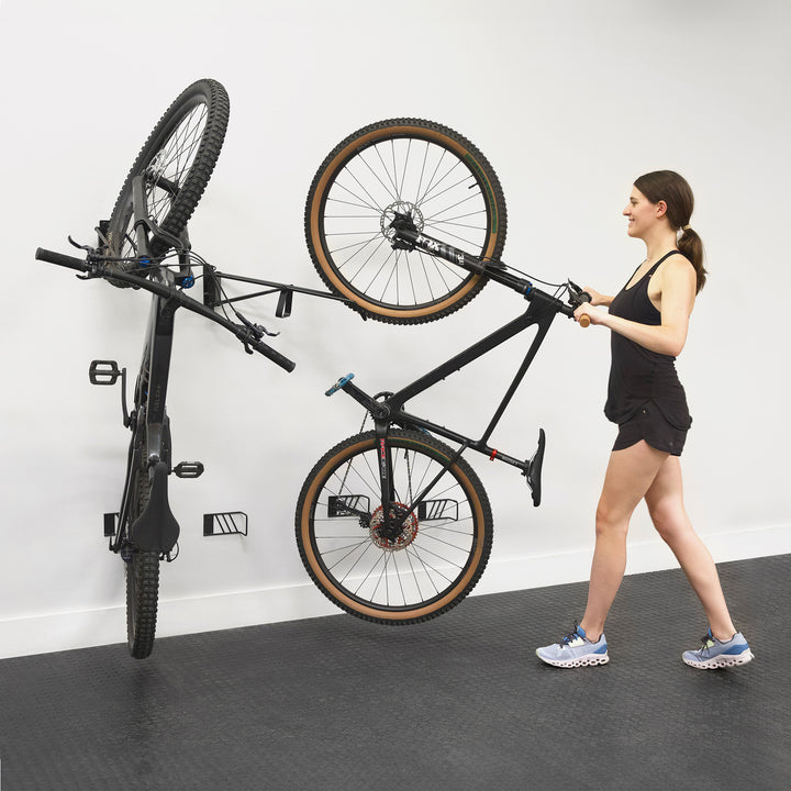 loading mountain bike swivel storage