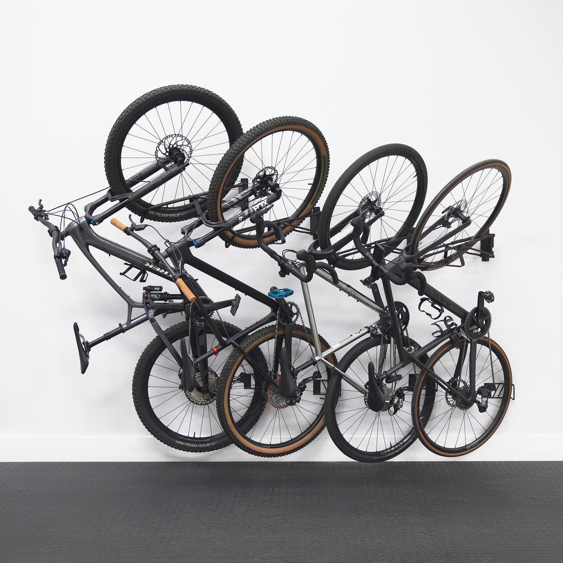 space efficient garage bike organization ideas