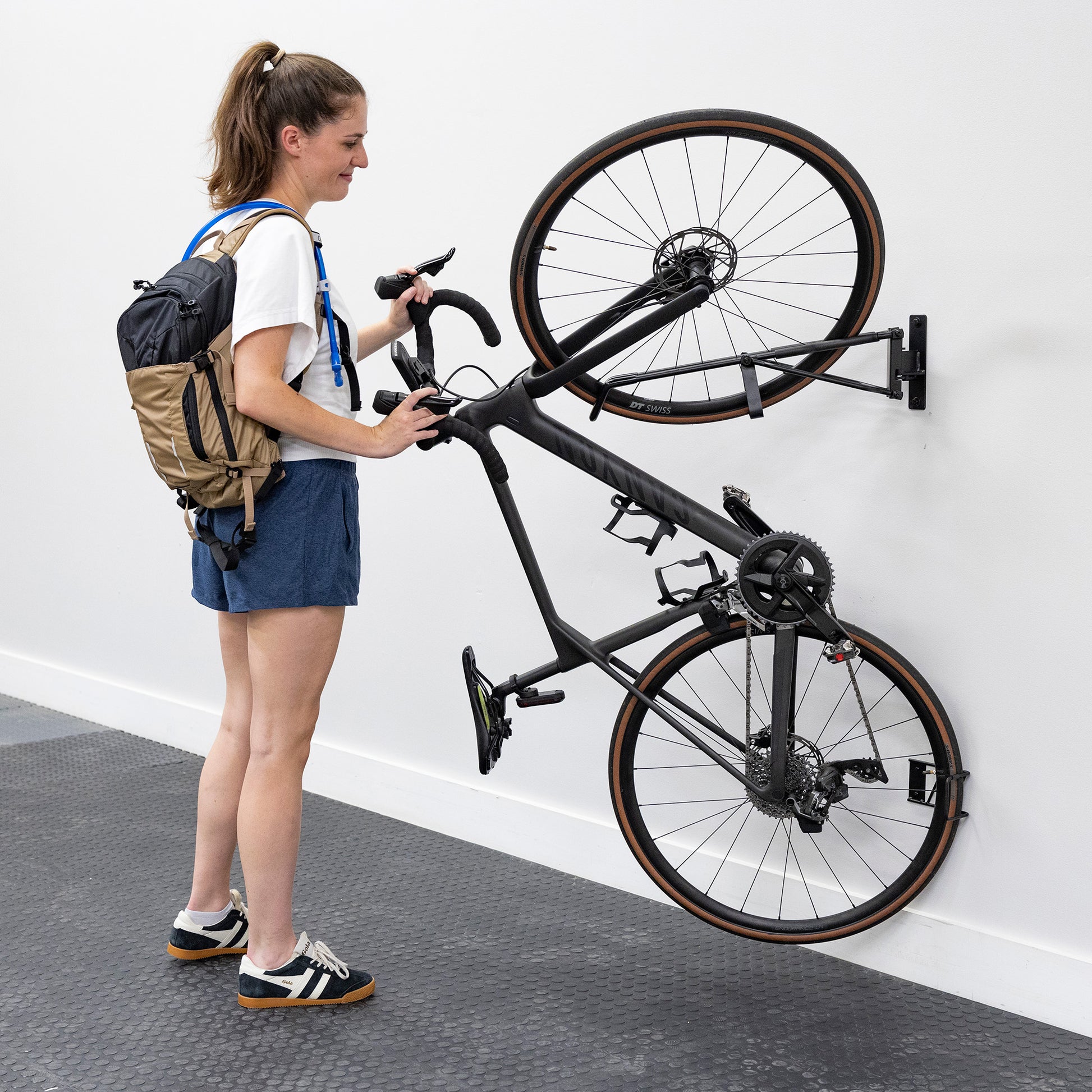 space saving bike storage