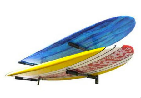 double metal surfboard rack