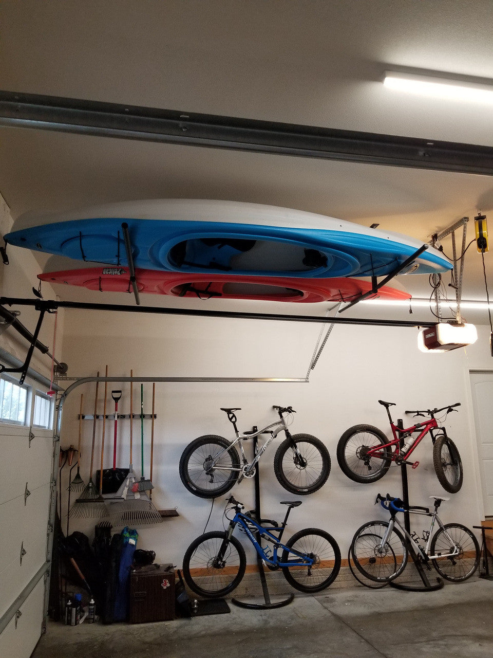 OUTLET | Hi-Port 2 | Kayak Adjustable Ceiling Storage Rack | Double | Holds 150 lbs