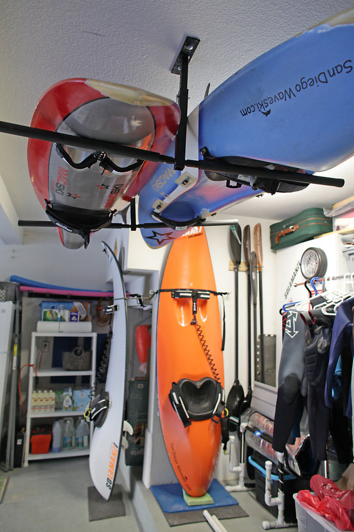 garage kayak organizer