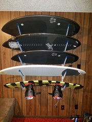 4 level storage rack for wakesurf baords