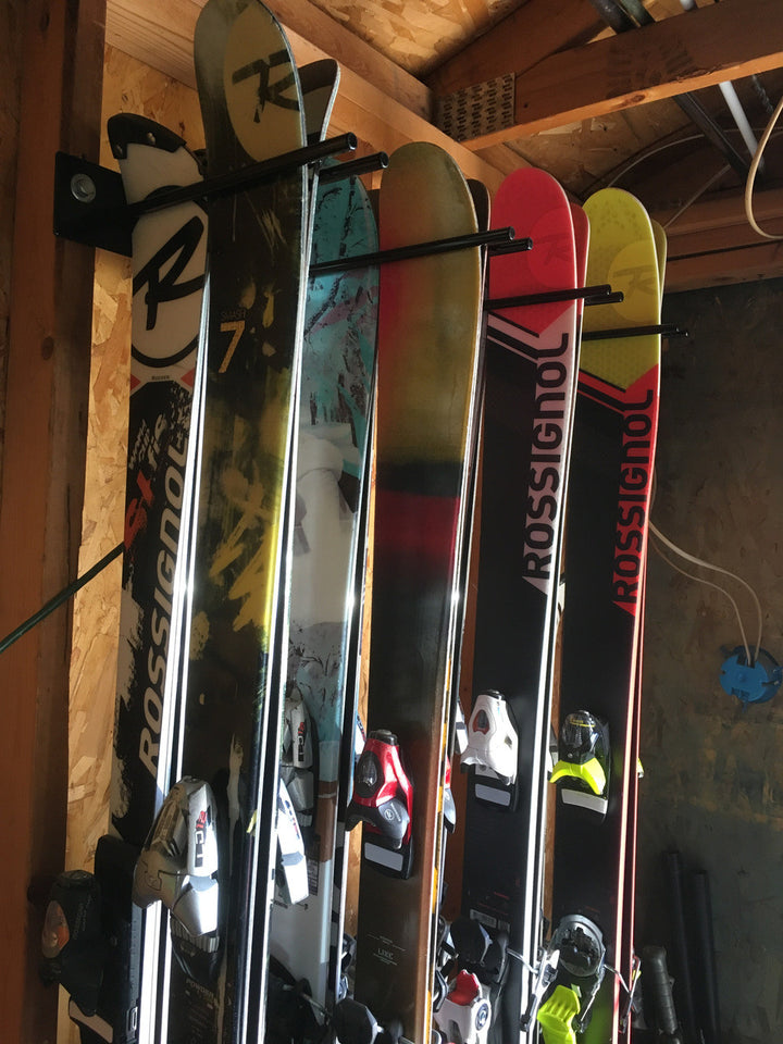 ski rental storage racks