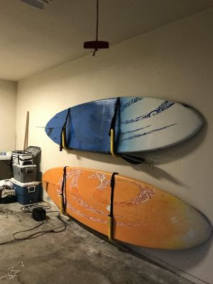 paddleboard garage wall storage