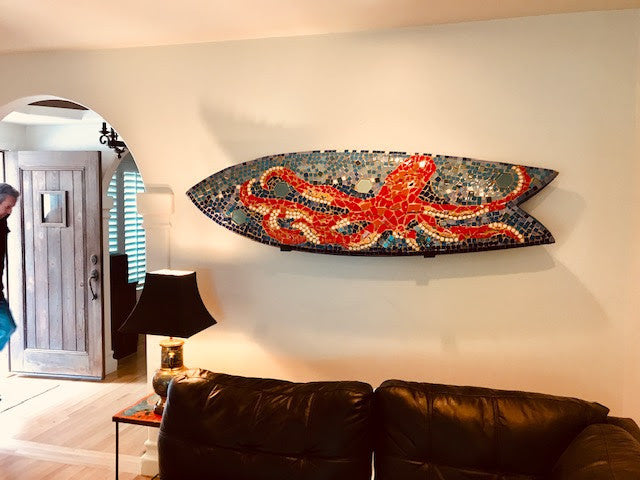 surfboard wall art