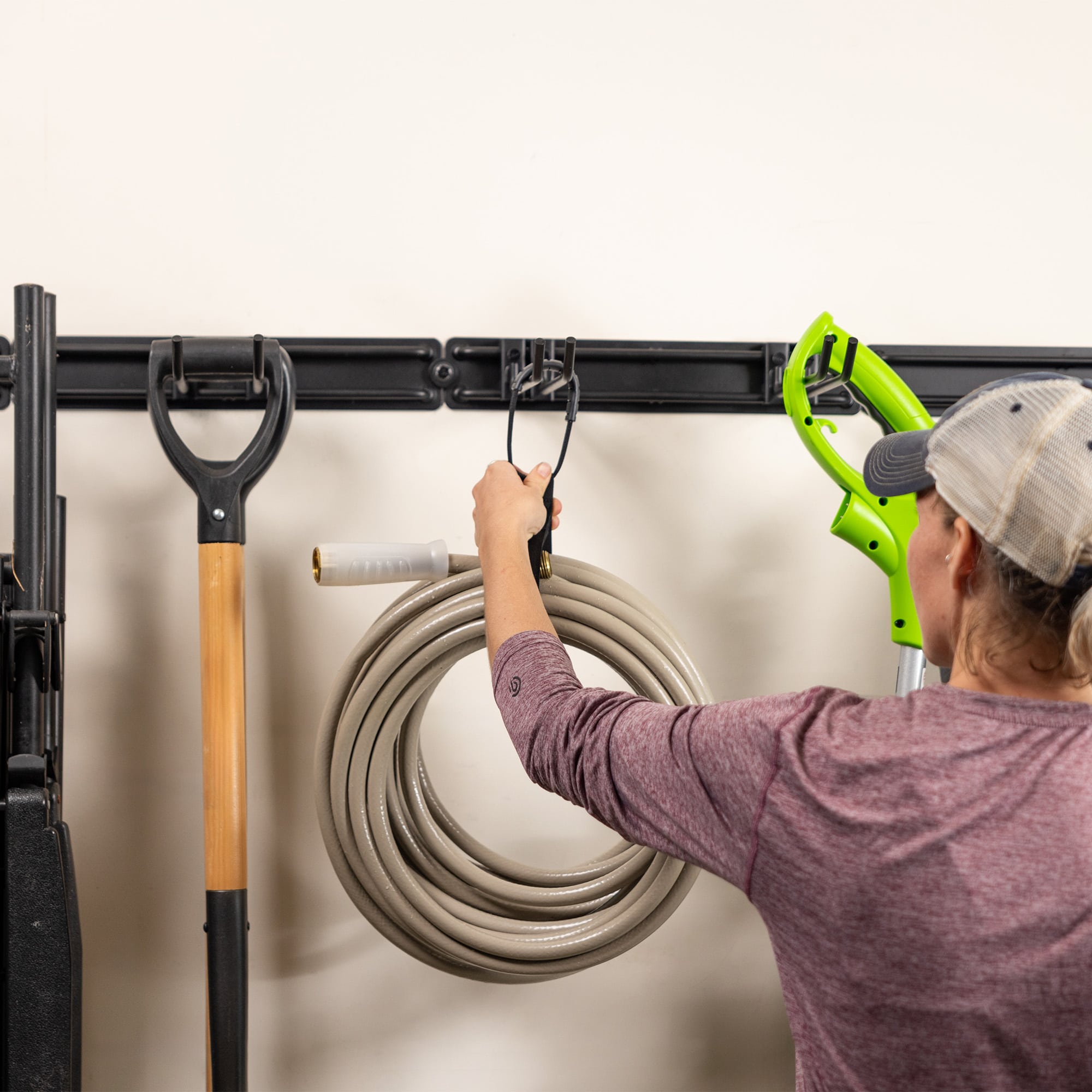 utility strap for hanging hose