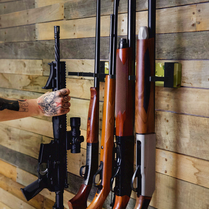 vertical gun wall rack