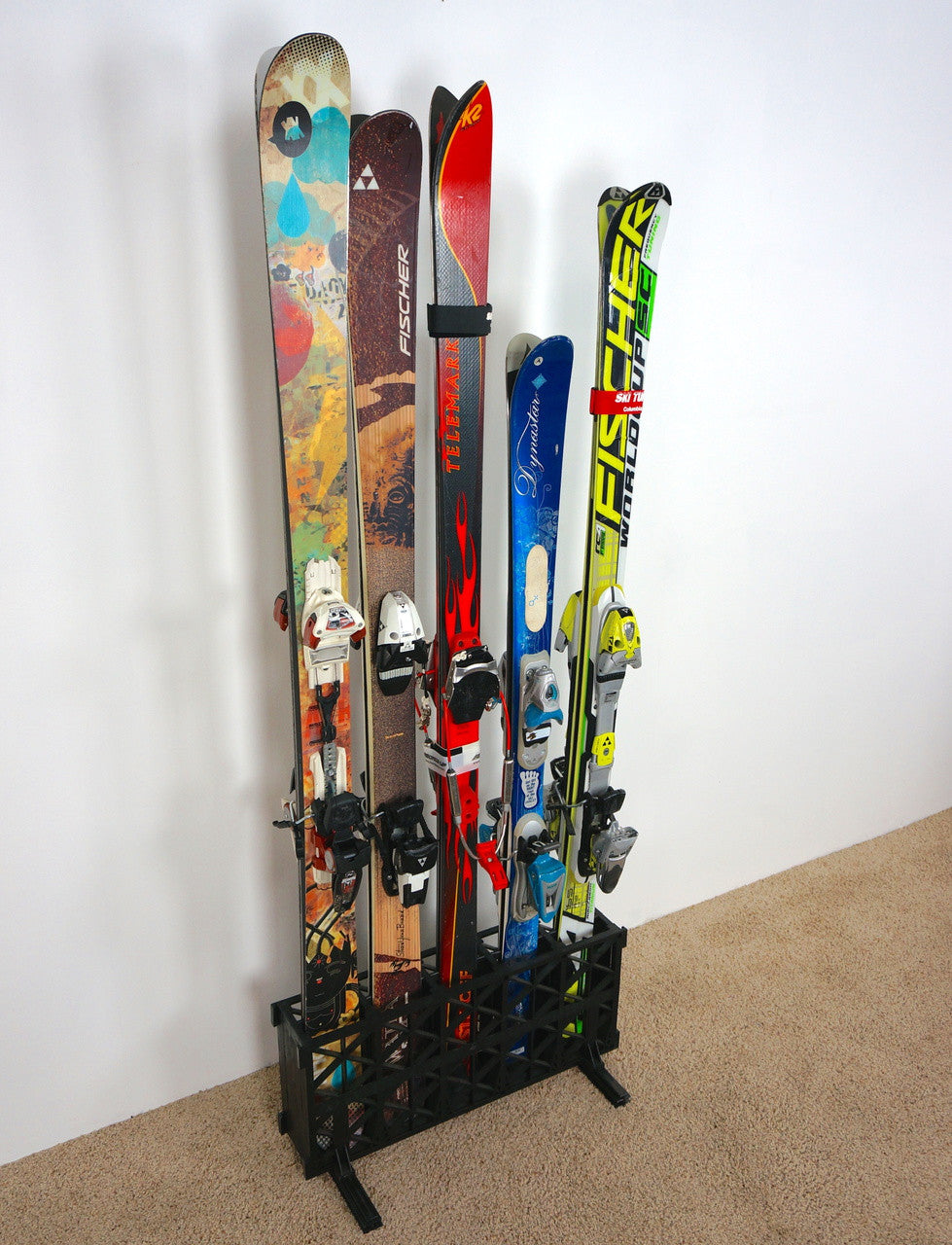 ski storage for multiple sets of skis